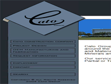 Tablet Screenshot of catoconstruction.com